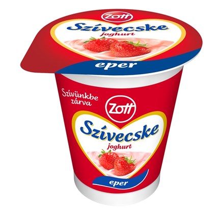 Joghurt 125g Szívecske gyümölcsös